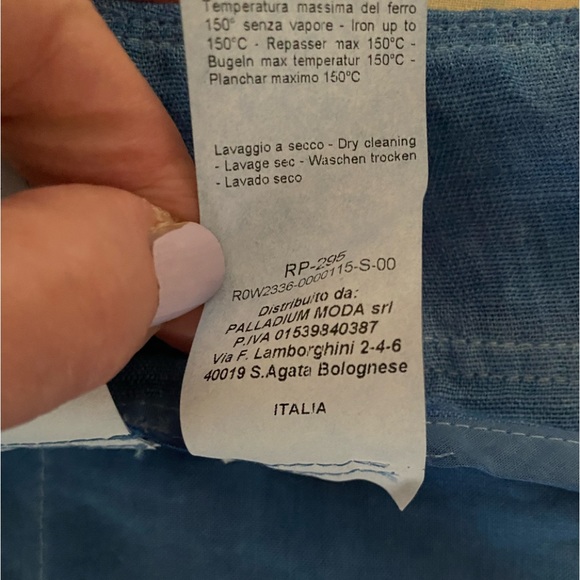 NWT Auth 120% LINO linen SHORTS/ Bermuda shorts sz S/6-8/ US-42 ITALY - Picture 14 of 15